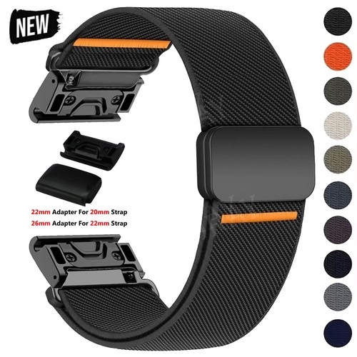 Magnetic nylon strap watch - nylon,