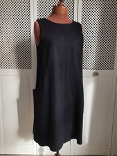 COS Dress, Black Pinafore, Size S