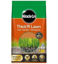 Miracle-Gro Thick'R Lawn Seed, Fertiliser & Soil Improver Fertiliser 80m2, 150m2