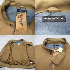 Cedar Wood State Jacket Mens XL Brown Regular Fit Pockets Full Zip Chore NEW