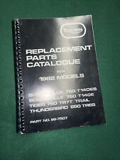 Triumph 750 T140 T140ES T140E 1982 Replacement Parts Book Catalogue 