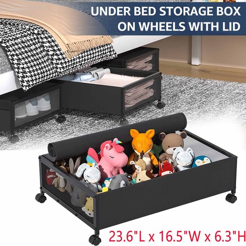Under bed storage with wheels - storage,