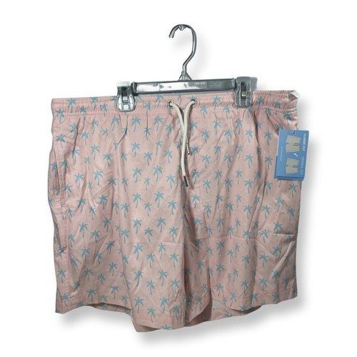 Mens swim trunks pink - swim,