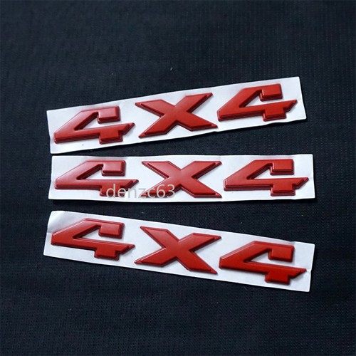 New red 4x4 matte - red, metal