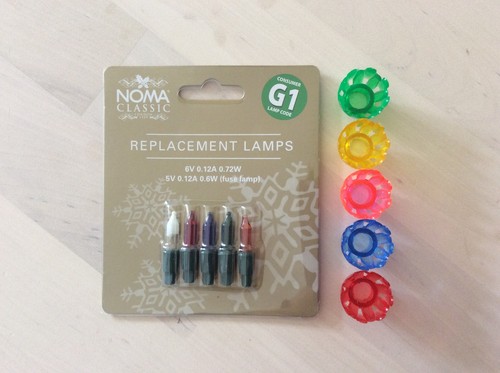 Noma bulbs coloured with - 5,
