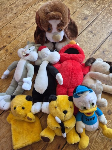 Vintage 90s plush bundle sooty - vintage,