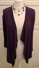 Ladies Purple Jersey Waterfall