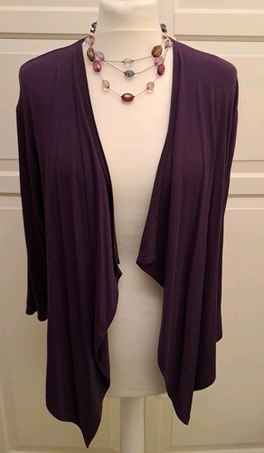 Ladies purple jersey waterfall - jersey,