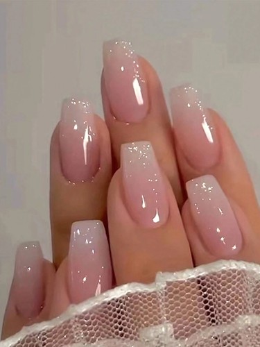 24pcs medium false nails - medium,