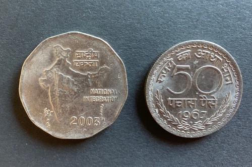 India two rupee 2003 50 - two, &