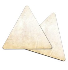 Triangle MDF Coaster Vintage