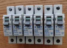 GET  G--B1M MCB  45A, 40A, 32A, 20A, 16A, 10A, 6A  All Type B 6k