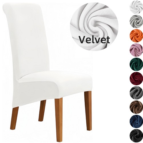 Large velvet dining chair - dining,
