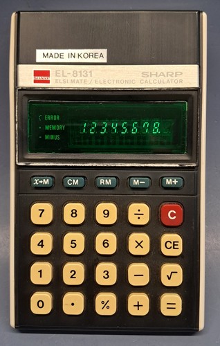 Vintage 1970s sharp 8131 - vintage,