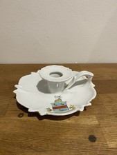 Vintage ‘Victoria’ Skegness Crested Ware Ceramic Chamber Stick