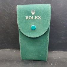 ROLEX CASE GREEN WATCH POUCH