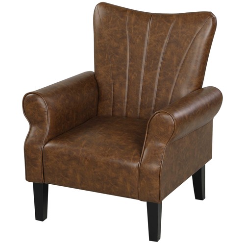 Homcom modern accent chair - modern,