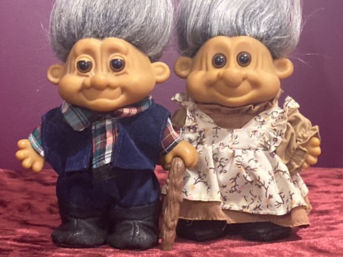 Rare vintage russ trolls - -,