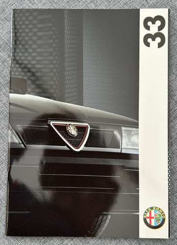 Alfa romeo sales brochure - 33,
