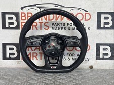 Audi steering wheel flat - steering,