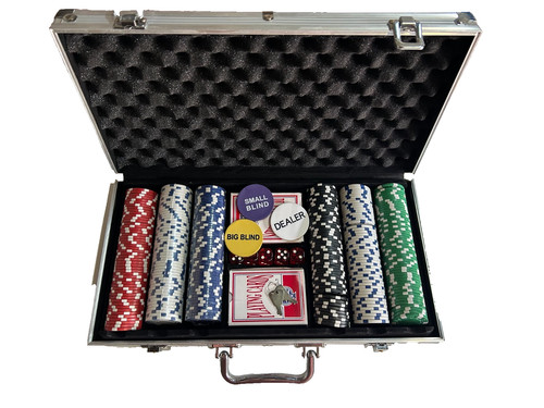 Poker chip set with case - poker, –