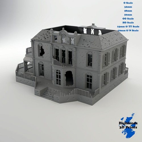 Destroyed hotel hartenstein - hotel,