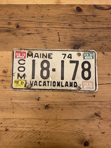 Vintage maine vacation land - vacation,