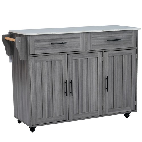 Kitchen island wheels - on,
