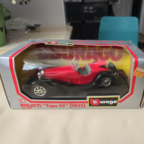 Burago bugatti type 55 - -, 55”