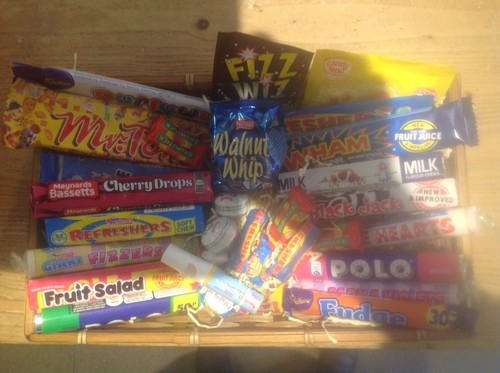 Retro sweets basket old - basket,