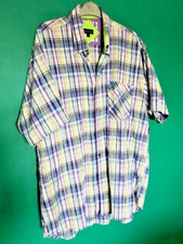 Mens Shirt Oakman Purple Multi