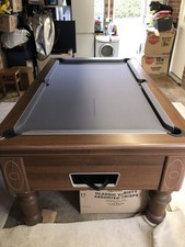 Supreme Prince Pub Pool Table 7x4 Slate Bed Mechanical Coin Mech