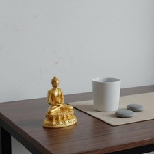 Miniature Golden Buddha Statue