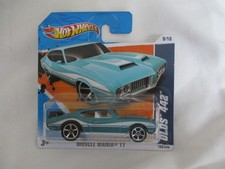 Hot Wheels 2011 Muscle Mania Olds 442 Blue Body Sealed In Short Card 