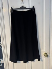 Zara Black A-lined Midi Skirt Bnwt Size Medium