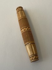 Antique treen/pease-ware etui