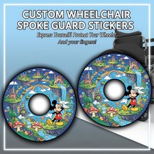 Wheelchair Spoke Guard Sticker