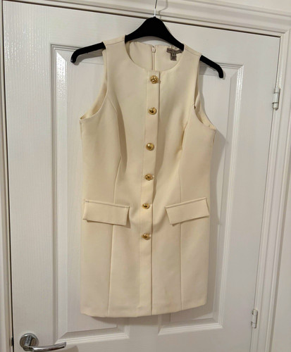 River island cream shift - shift, dress