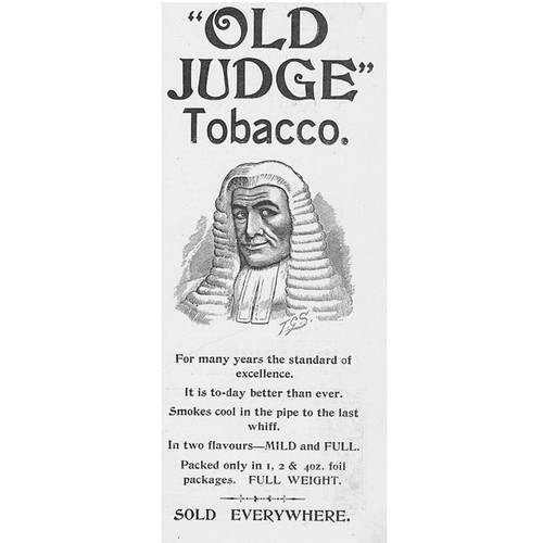 Old judge pipe tobacco - pipe,