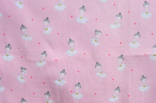 Pink ballerina cotton - pink,