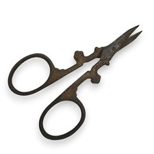 Antique buttonhole snippers - antique,
