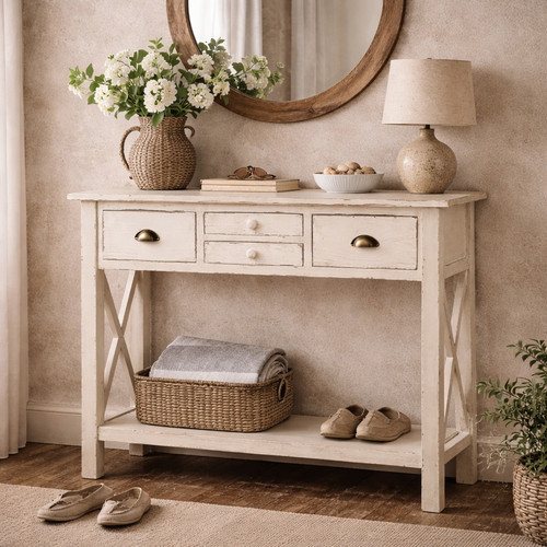 Heritage distressed white - distressed,