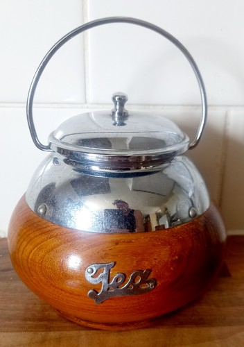 Vintage art deco tea - deco, caddy