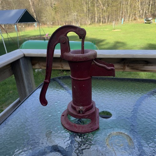 Cast iron hand water pump - cast,