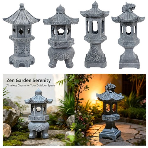 Solar pagoda lantern - solar,