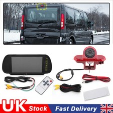 For Vauxhall Vivaro A Renault Trafic Rear Brake Light Reversing Camera & Monitor