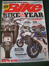 BIKE OCT 2015 YAMAHA R1 KAWASAKI VERSYS 650 BIKE OF THE YEAR DUCATI SCRAMBLER IN