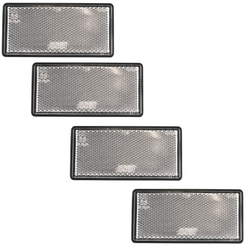 White large clear reflector - clear,
