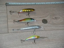 BASS Fishing Lures Joblot x 4-