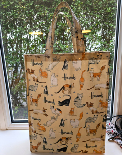 Harrods cats print reusable - cats,